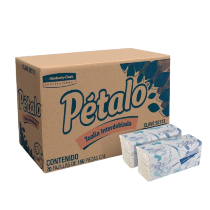 Pétalo Toalla Interdoblada Blanca