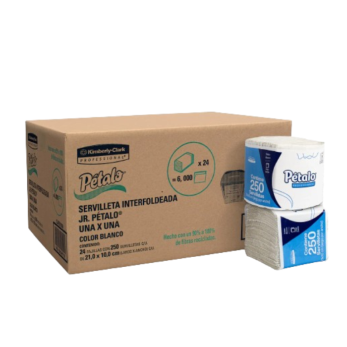 Pétalo Servilleta Interfoldeada Jr Kimpop Blanca