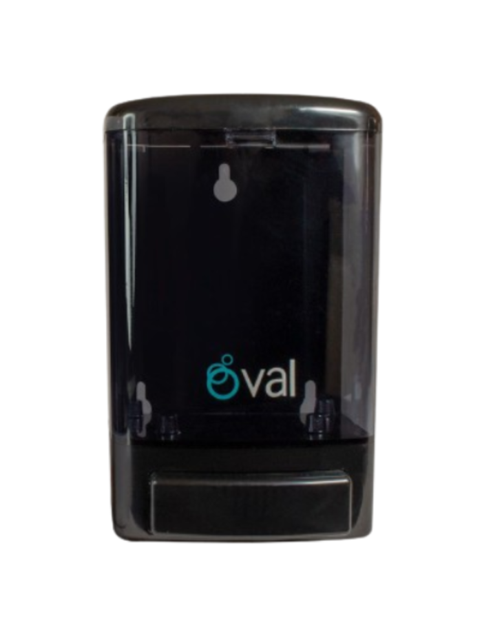 DV018 – Jabonera Humo con Negro Oval